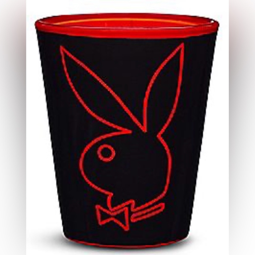 Playboy Black and Red Shot Glass- New